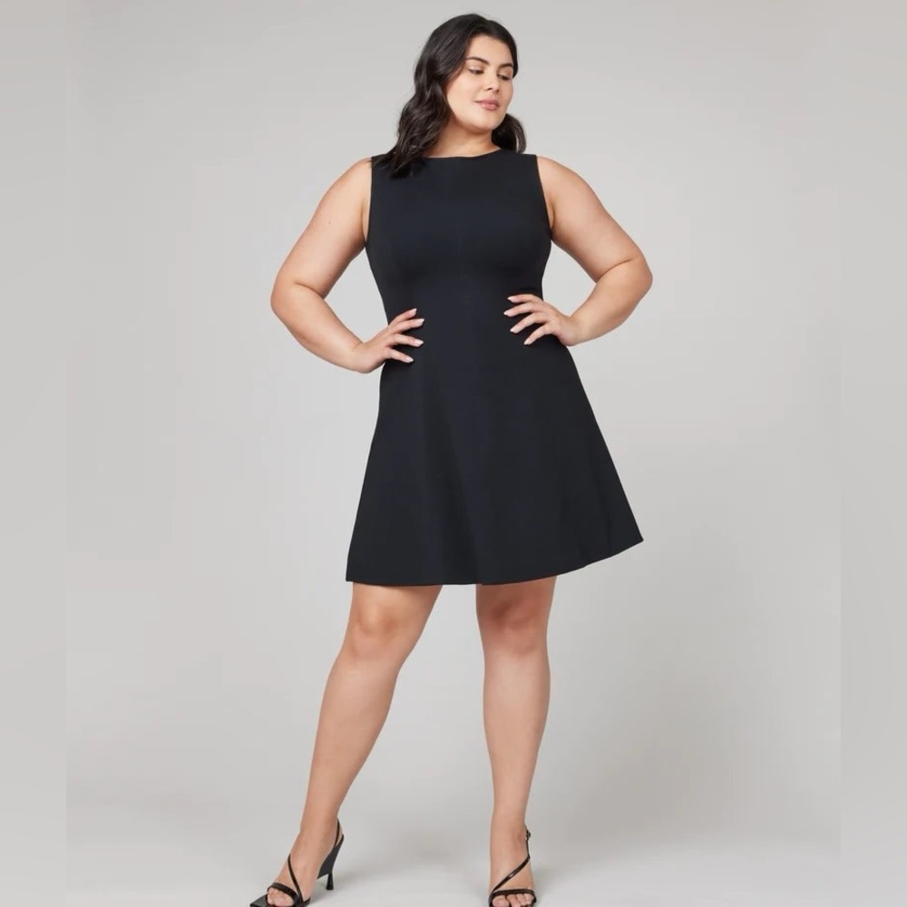 Spanx Perfect Fit and Flare Dress in Black